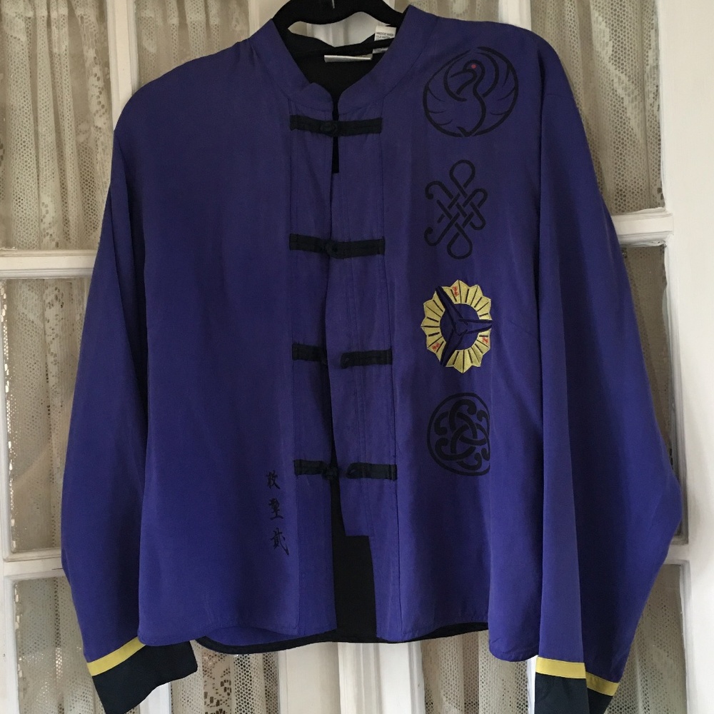 Vintage CHICO’s Design Silk Shirt